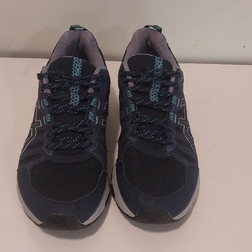 Asics Women's Athletic Shoes - Navy and Teal